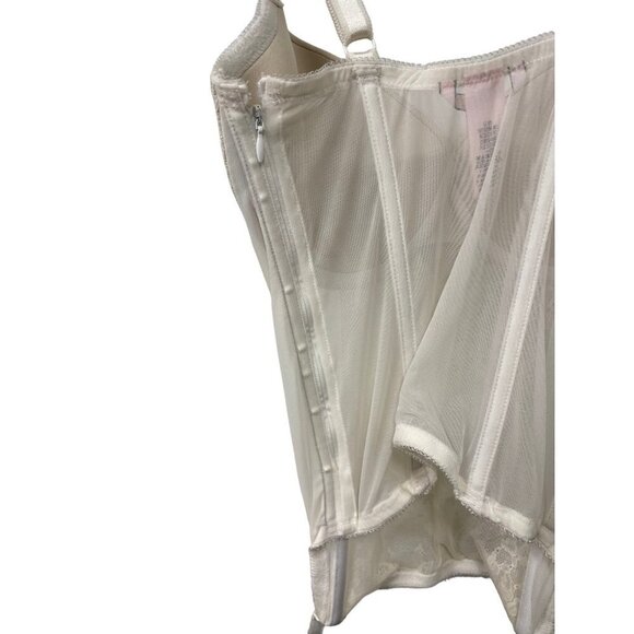 Victoria’s Secret Dreamlover Floral Lace Embroidered Corset Sheer Mesh 34DDD - Picture 5 of 6